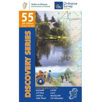Topografische kaart - Wandelkaart 55 Discovery Kildare, Laois, Offaly, Wicklow | Ordnance Survey Ireland