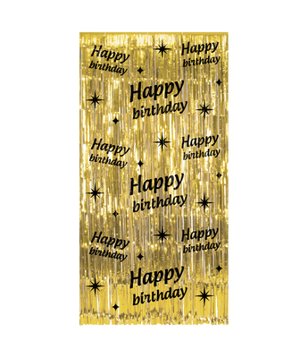 Deurgordijn happy birthday 200 x 100 cm