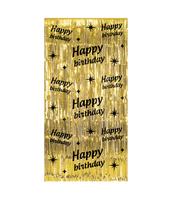 Deurgordijn happy birthday 200 x 100 cm