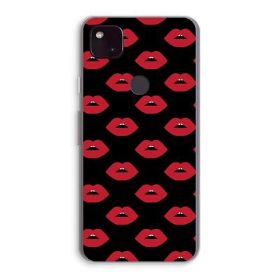 Lips: Google Pixel 4a 5G Transparant Hoesje