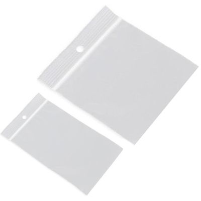 200x Gripzakjes/verpakkingszakjes 40 x 60 mm en 100 x 100 mm
