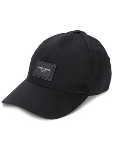 Dolce & Gabbana casquette à patch logo - Noir