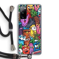 Vexx Mixtape: Samsung Galaxy S20 FE / S20 FE 5G Transparant Hoesje met koord