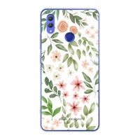 Botanical sweet flower heaven: Honor Note 10 Transparant Hoesje