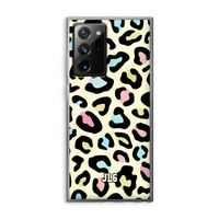 Leopard pattern: Samsung Galaxy Note 20 Ultra / Note 20 Ultra 5G Transparant Hoesje