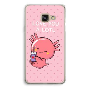 Love You A Lotl: Samsung A3 (2017) Transparant Hoesje