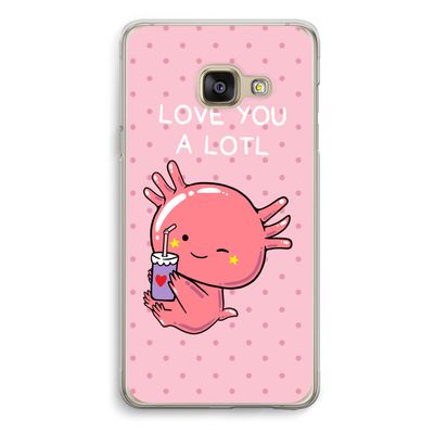 Love You A Lotl: Samsung A3 (2017) Transparant Hoesje
