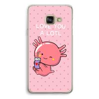 Love You A Lotl: Samsung A3 (2017) Transparant Hoesje