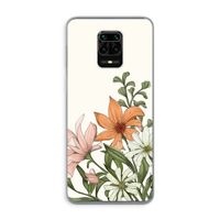 Floral bouquet: Xiaomi Redmi Note 9 Pro Transparant Hoesje