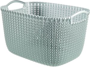 Curver Knit wasmand 19 l Rechthoekig Kunststof Blauw