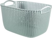Curver Knit wasmand 19 l Rechthoekig Kunststof Blauw - thumbnail