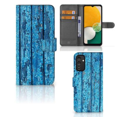 Samsung Galaxy A14 4G | Book Style Case | Wood Blue