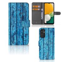 Samsung Galaxy A14 4G | Book Style Case | Wood Blue