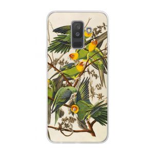 Carolinaparkiet: Samsung Galaxy A6 Plus (2018) Transparant Hoesje