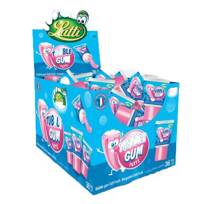 Lutti - Tubble Gum Tutti Frutti - 36 stuks