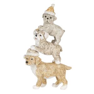 Clayre & Eef Multi Decoratie honden 10*4*18 cm 6PR4646