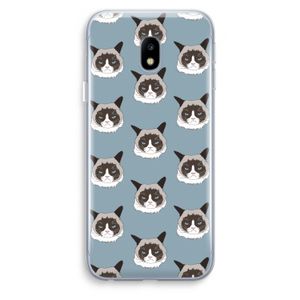 It's a Purrr Case: Samsung Galaxy J3 (2017) Transparant Hoesje