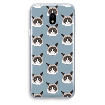 It's a Purrr Case: Samsung Galaxy J3 (2017) Transparant Hoesje