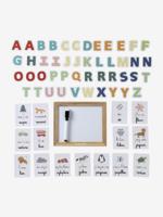 Leisteen voor het leren van letters in FSC®-hout wit