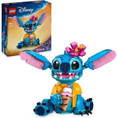 LEGO | Disney 43249 Stitch, constructiespel voor kinderen, ijshoorntje en figuur