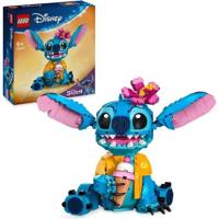 LEGO | Disney 43249 Stitch, constructiespel voor kinderen, ijshoorntje en figuur