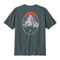 Patagonia Chouinard Crest Pocket Responsibili-Tee T-Shirt Heren Nouveau Green S
