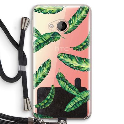 Lange bladeren: HTC U Play Transparant Hoesje met koord