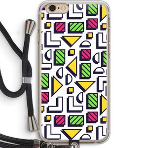 8-bit N°4: iPhone 6 PLUS / 6S PLUS Transparant Hoesje met koord