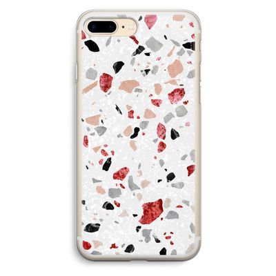 Terrazzo N°12: iPhone 7 Plus Transparant Hoesje