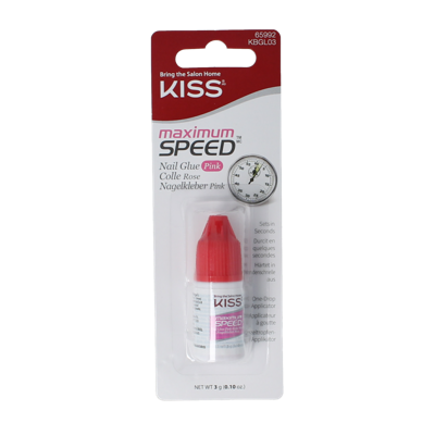 Kiss Nail glue max speed pink 1 Stuks
