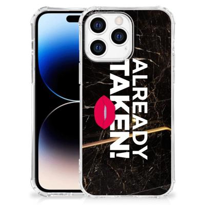 Apple iPhone 14 Pro Max Telefoonhoesje met tekst Already Taken Black Apple iPhone 14 Pro Max Telefoonhoesje met tekst Already Taken Black