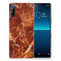 Sony Xperia L4 | TPU | Siliconen hoesje | Marmer Bruin