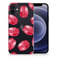 iPhone 12 | 12 Pro (6.1") | Siliconen Case | Pink Macarons