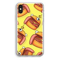 Hamburger: iPhone XS Transparant Hoesje - thumbnail