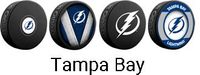 NHL 4-Puck Souvenir Collection Pack Tampa Bay