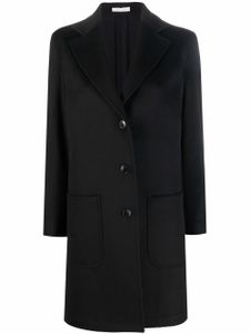 SAULINA manteau en cachemire Alice à simple boutonnage - Noir