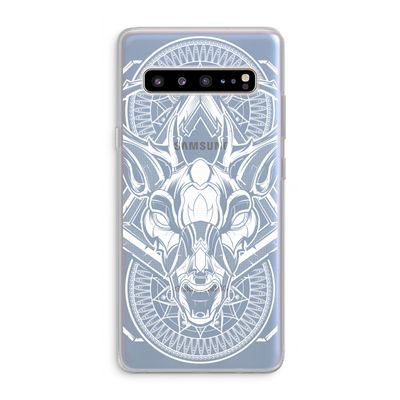 Oh Deer: Samsung Galaxy S10 5G Transparant Hoesje