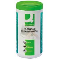 Q-CONNECT reinigingsdoekjes voor telefoon pak van 100 doekjes