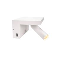 SLV WandlampKarpo USB wit - 1002140