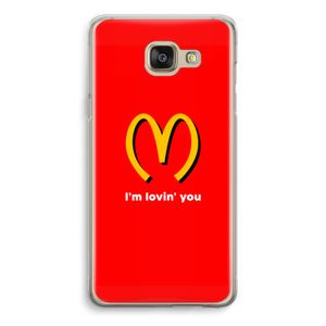 I'm lovin' you: Samsung Galaxy A5 (2016) Transparant Hoesje