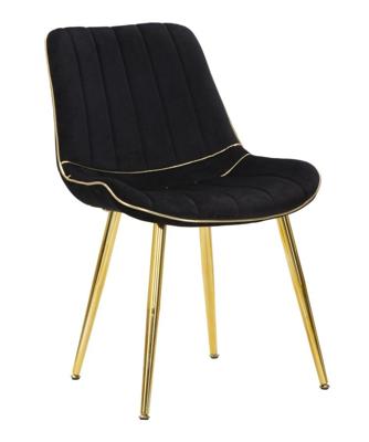 STOEL PARIS NERA/GOUD SET 2 STUKS CM 51X59X79