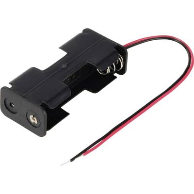 TRU COMPONENTS TC-13220504 Batterijhouder Aantal cellen: 2 AA (penlite) Kabel (l x b x h) 57 x 17 x 26 mm