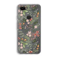 Sweet little flowers: Google Pixel 3a Transparant Hoesje