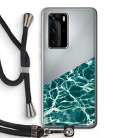 Weerkaatsing water: Huawei P40 Pro Transparant Hoesje met koord