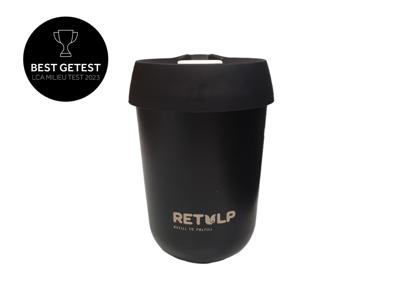 Retulp Koffiebeker - zwart - night black