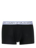 Marcelo Burlon County of Milan boxer à taille à logo - Noir