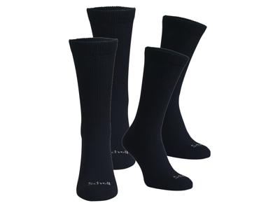 Scholl 2 paar huissokken (Heren, Zwart, 43-46)