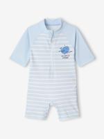 Anti-UV babypakje met geïntegreerde luiers hemelsblauw