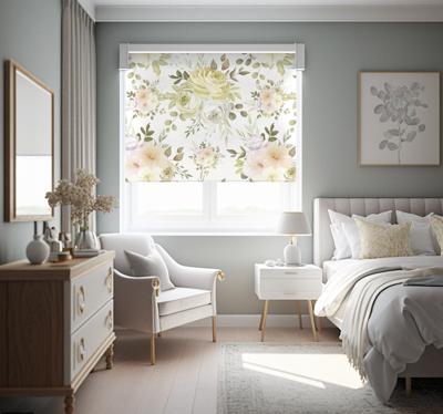 Rolgordijn bloemenprint Mooi bloemen naadloos patroon