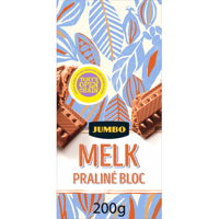 Jumbo Melk Praline Bloc 200 g
